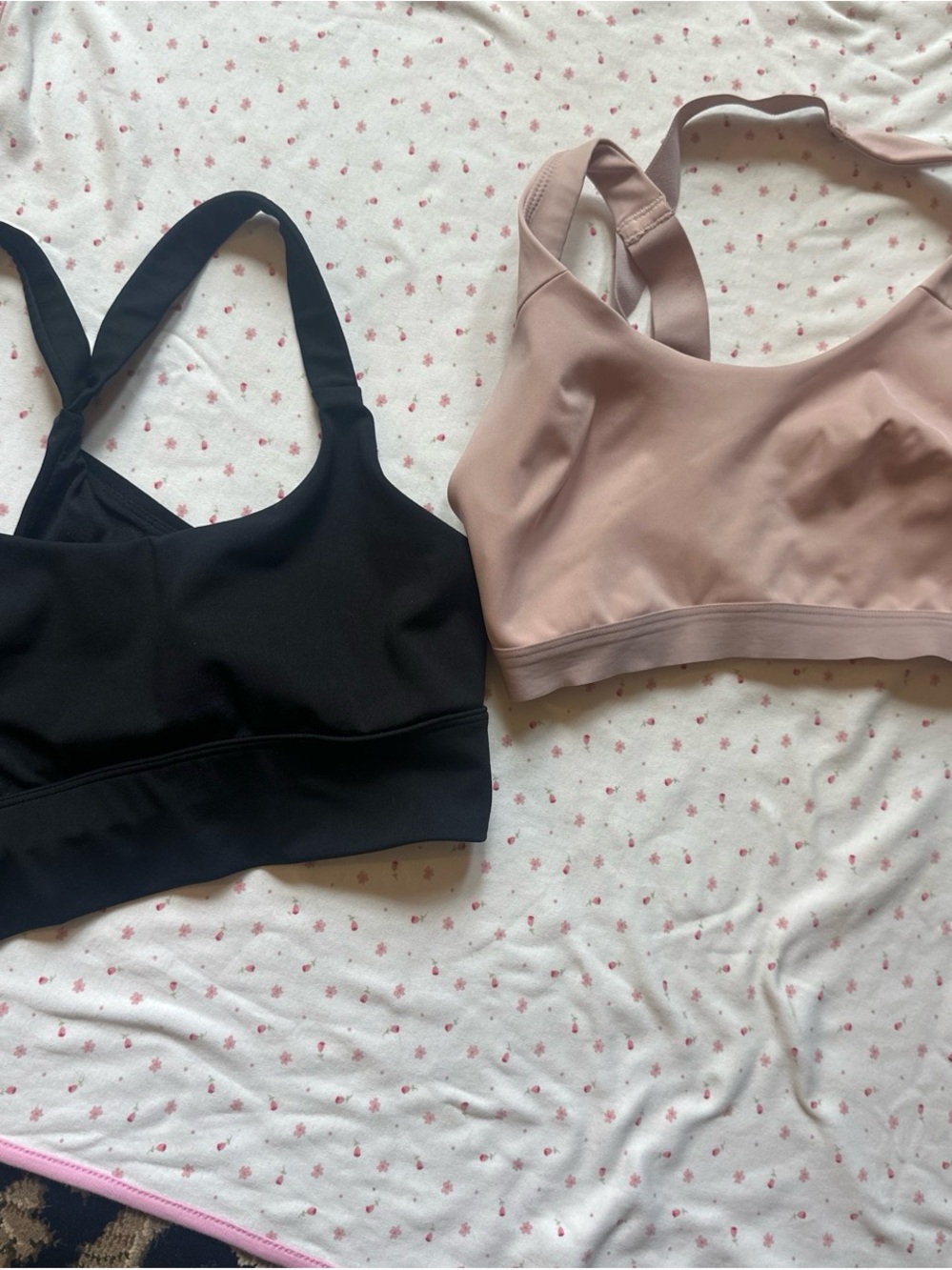 Natori Seamless Bras - Black & Dusty Rose